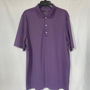 Greg Norman Play Dry, Purple Golf Polo, Sz LG